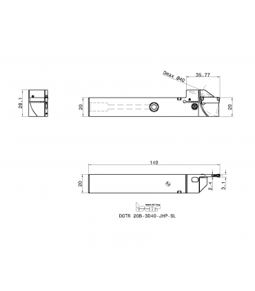 DGTR 20B-3D40-JHP-SL