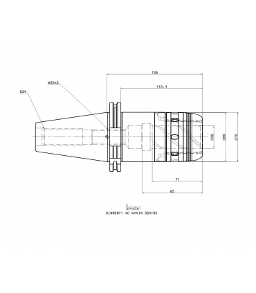 DIN69871 50 MAXIN 32X135