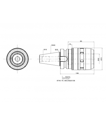 BT40 FC MAXIN32X108