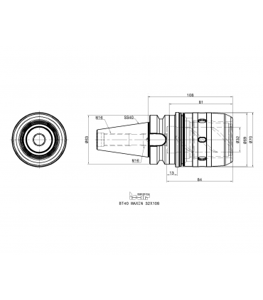 BT40 MAXIN 32X108