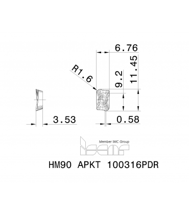 HM90 APKT 100316PDR IC5600