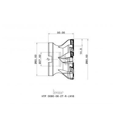 HTP D080-06-27-R-LN16