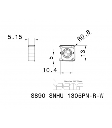 S890 SNHU 1305PN-R-W IC810