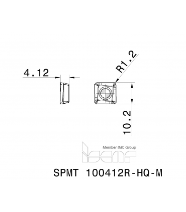SPMT 100412R-HQ-M IC830