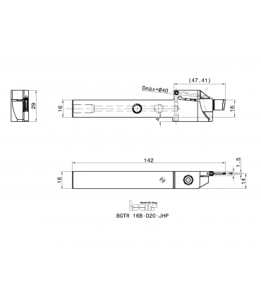 BGTR 16B-D20-JHP