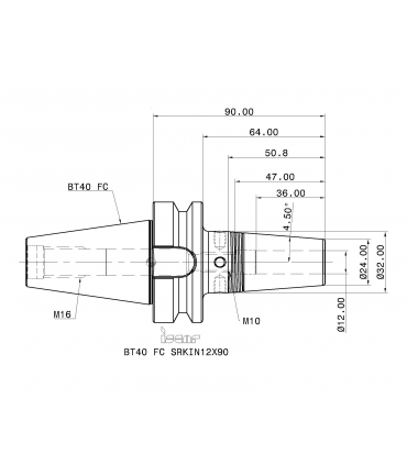 BT40 FC SRKIN12X90