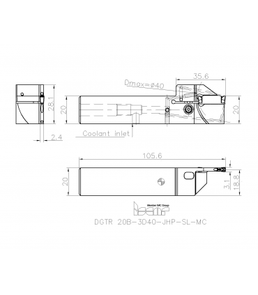 DGTR 20B-3D40-JHP-SL-MC