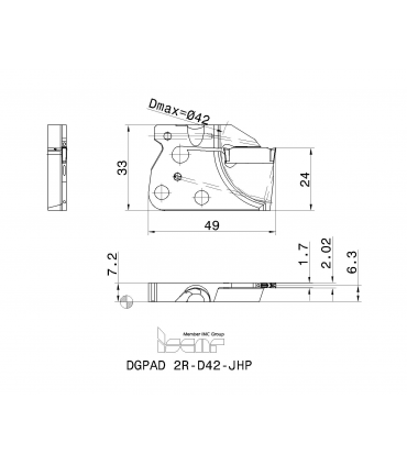 DGPAD 2R-D42-JHP