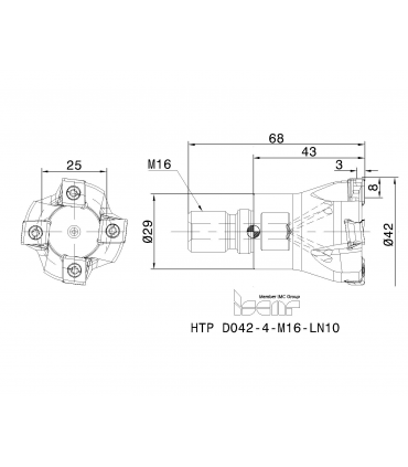 HTP D042-4-M16-LN10