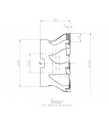 HTP D100-07-32-R-LN16