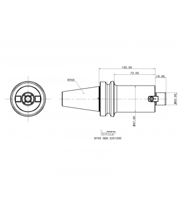 BT40 SEM 22X100C