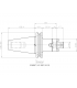 DIN69871 40 SEMC 16X 55