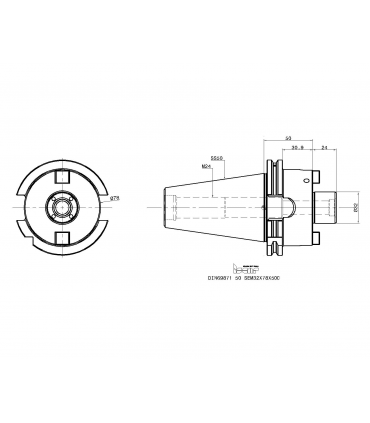 DIN69871 50 SEM32X78X50C