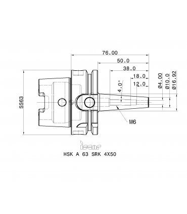 HSK A63 SRK 4X50