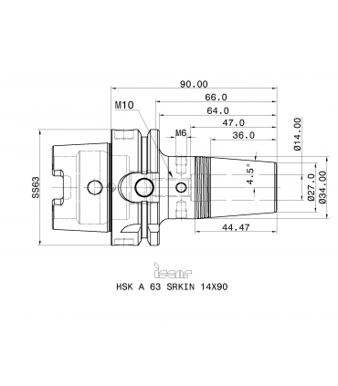 HSK A63 SRKIN14X90