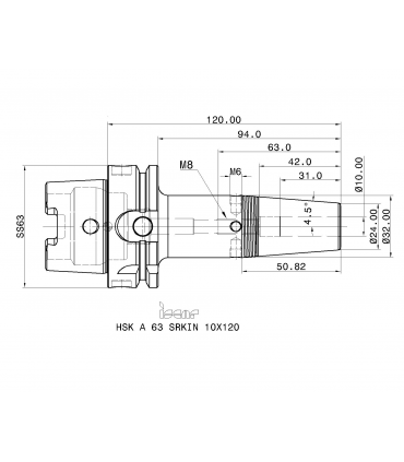 HSK A63 SRKIN10X120