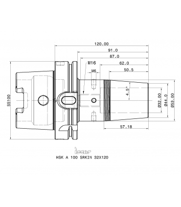 HSK A100 SRKIN32X120