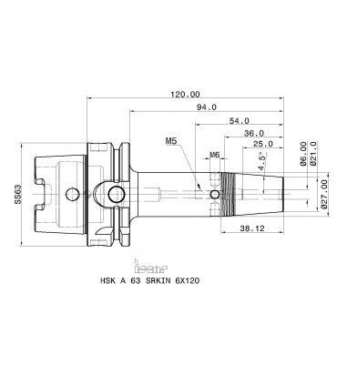 HSK A63 SRKIN6X120