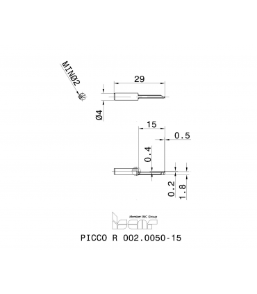 PICCO R 002.0050-15 IC908