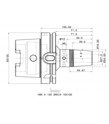 HSK A100 SRKIN16X100