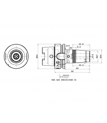 HSK A63 SRKIN14X90 CX