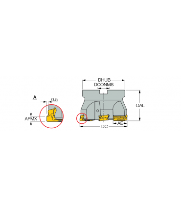 HTP D050-04-22-R-LN16