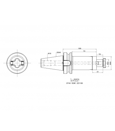 BT40 SEMC 22X100