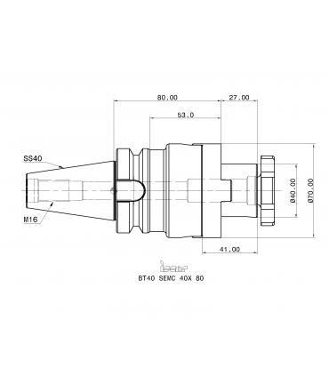 BT40 SEMC 40X80