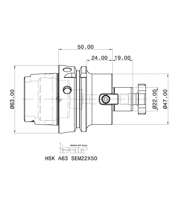 HSK A63 SEM22X50