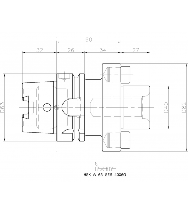 HSK A63 SEM40X60