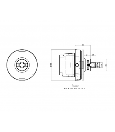 HSK A100 SEM16X50C