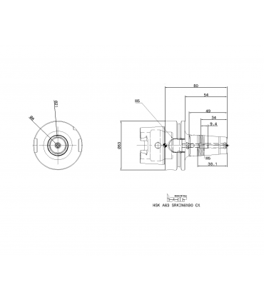 HSK A63 SRKIN6X80 CX