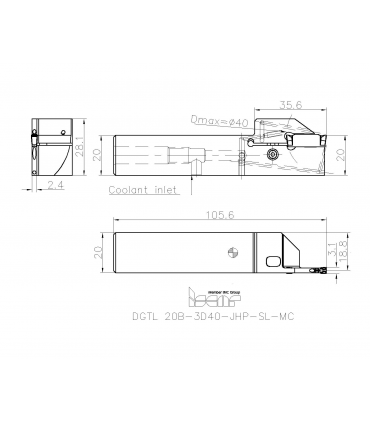 DGTL 20B-3D40-JHP-SL-MC