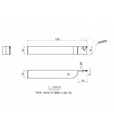 TGTR 1616-2T18SH-L120-IQ