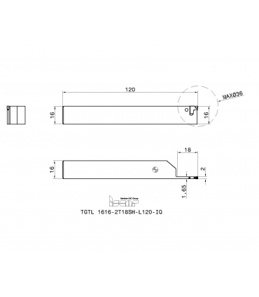 TGTL 1616-2T18SH-L120-IQ