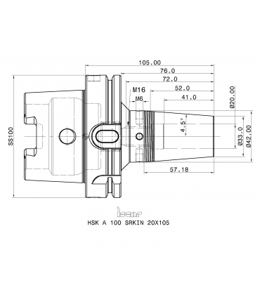 HSK A100 SRKIN20X105