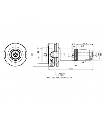HSK A63 SRKIN12X120 CX