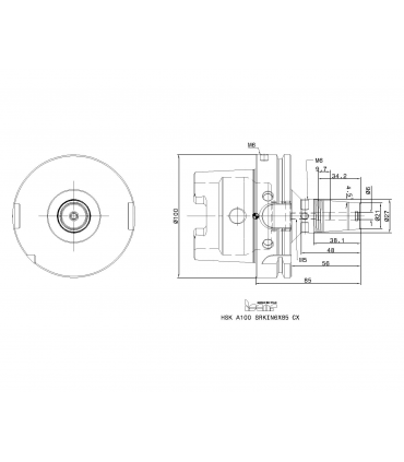 HSK A100 SRKIN6X85 CX