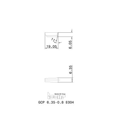 GCP 6.35-0.8 E004 IS15