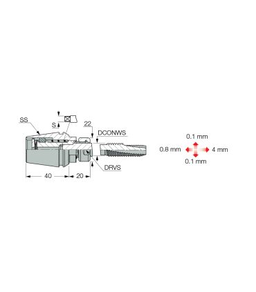GTIN ER32 DIN 2.80X2.10