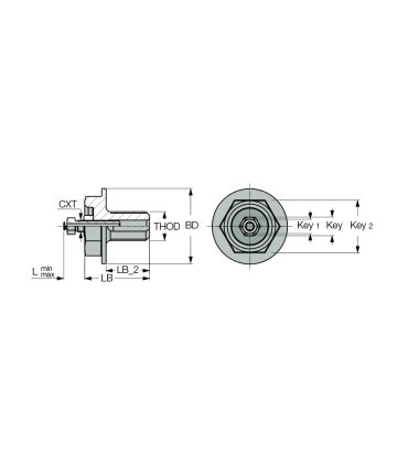 COOLANT SET SR M10X1.5-22