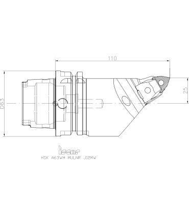 HSK A63WH MULNR J12MW