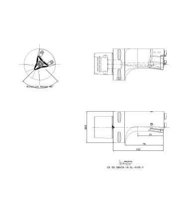 C6 Q3-SMXCN-16-SL-H100-Y