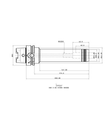 HSK A63 HYDRO 18X200