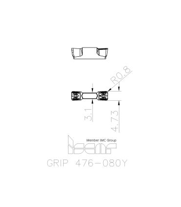 GRIP 476-080Y IC808