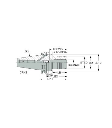 DIN69871 30 HYDRO 6X60