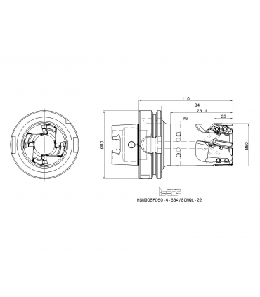 HSM90SFD50-4-63A/80MQL-22