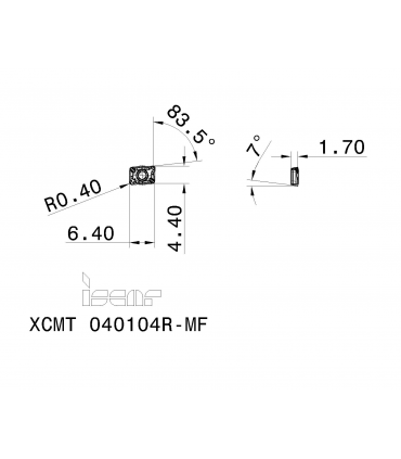 XCMT 040104R-MF IC908