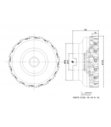 F90TN D125-16-40-R-16