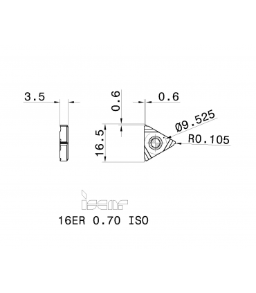 16ER 0.70 ISO      IC908